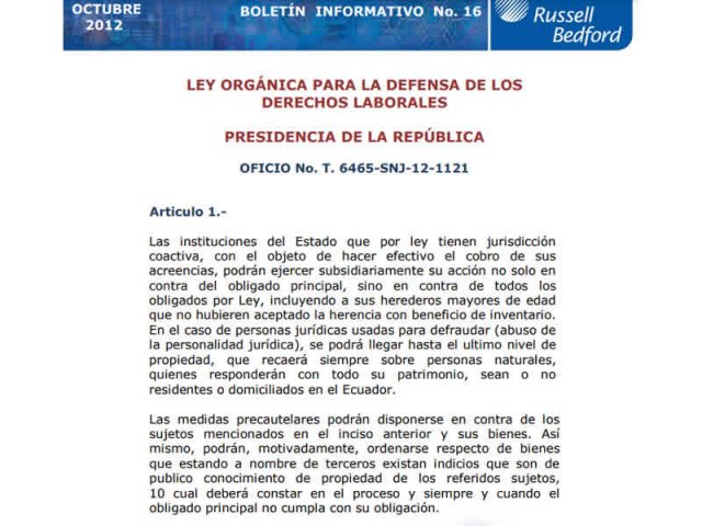 Ley de Régimen Tributario Interno